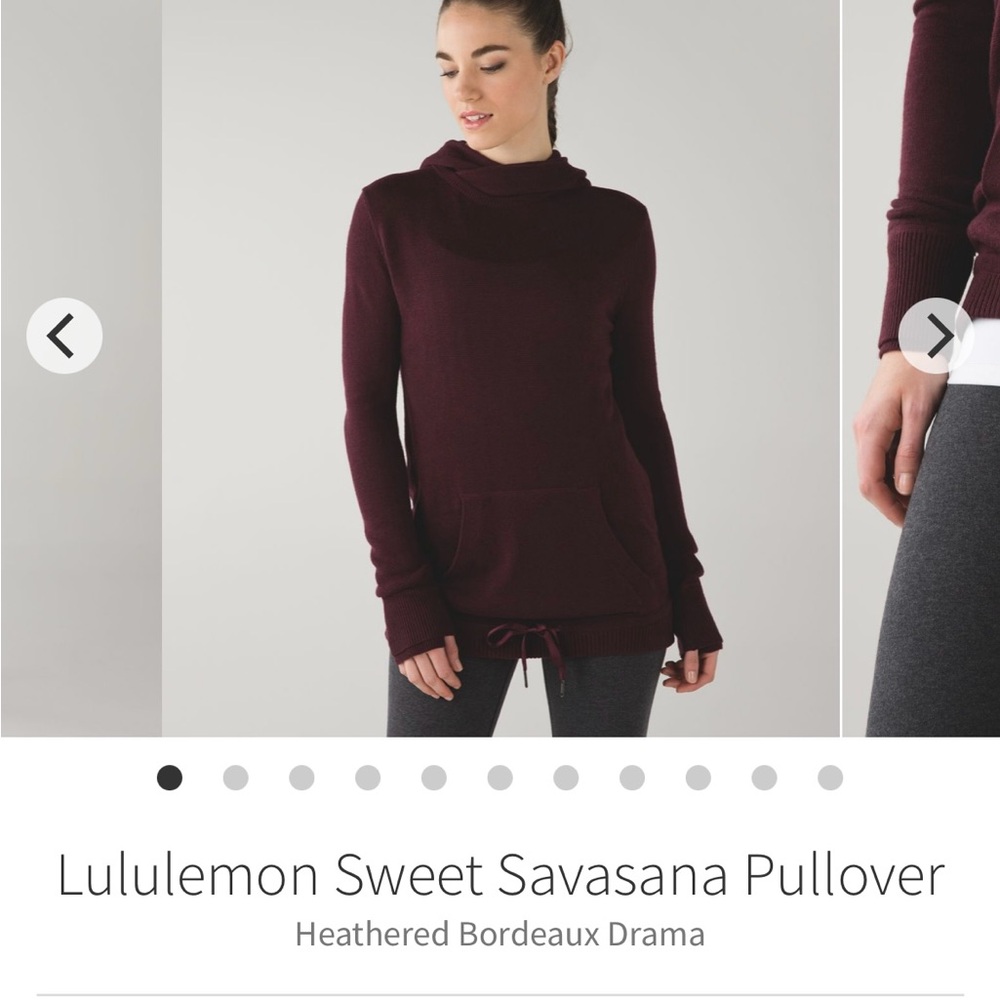 Lululemon Sweet Savasana Pull Over